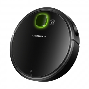 Liectroux ZM-013B Ekonomisk Robotdammsugare med Laddstation för Automatisk Uppladdning, Fjärrkontroll, Dubbla Sidoborstar och Vattentank för Vått- och Torrmoppning