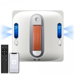 Fönsterputsrobot Liectroux S11 med 4-vägs vattenspray, robot för rengöring av glas, golv, väggar och kakel, fönsterdammsugare med intelligent navigering, flerskyddssystem, ramfri design, app- och fjärrkontroll, röstmeddelanden, 8 mikrobrytare